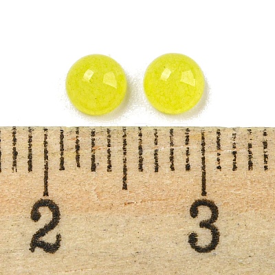 Natural White Jade Dyed Cabochons G-H309-03-21-1