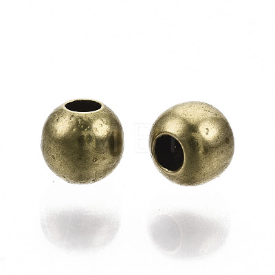 Brass Beads KK-R141-4mm-01C-NF-1