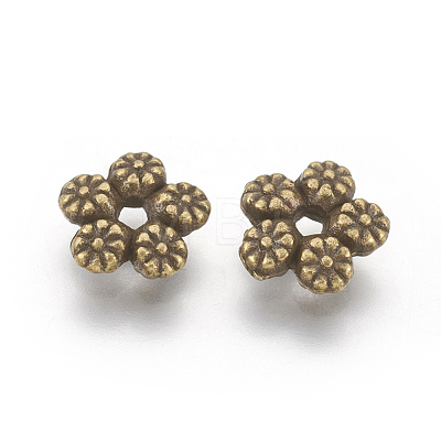 Tibetan Style Alloy Spacer Beads MLF10889Y-NF-1