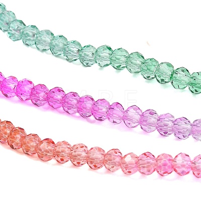 Transparent Painted Glass Beads Strands LS-DGLA-A034-T2mm-A03-1