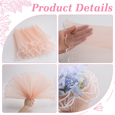 Gorgecraft 2 Bags Organza Flower Wrapping Bouquet Paper DIY-GF0009-26B-1