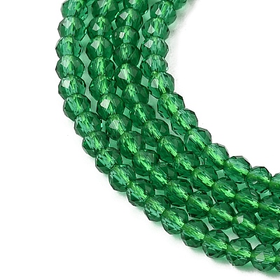 Transparent Glass Beads Strands GLAA-C019-01B-05-1