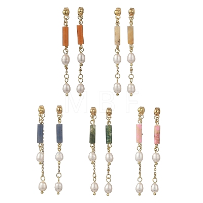 304 Stainless Steel Stud Earrings EJEW-JE07386-1