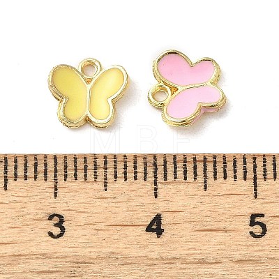 Alloy Enamel Charms X-ENAM-Q507-04G-1