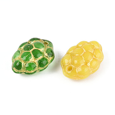 Grape Glass Beads GLAA-T025-32M-1