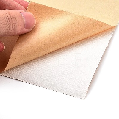 PU Leather Self-adhesive Fabric Sheet DIY-WH0162-22R-1