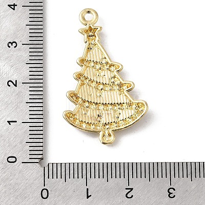 Alloy Enamel Pendants with Rhinestone FIND-H055-16G-01-1