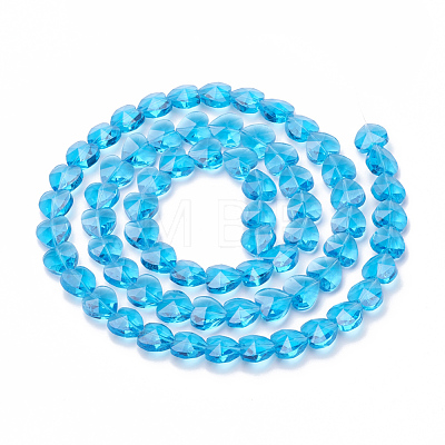 Transparent Glass Beads GLAA-Q066-14mm-A10-1