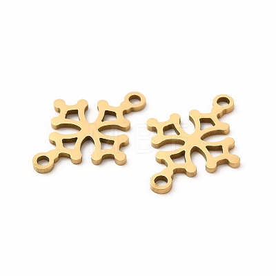 201 Stainless Steel Connector Charms STAS-K251-097G-1