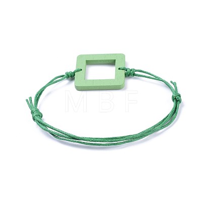 Adjustable Waxed Cotton Cord Bracelets BJEW-JB04294-02-1