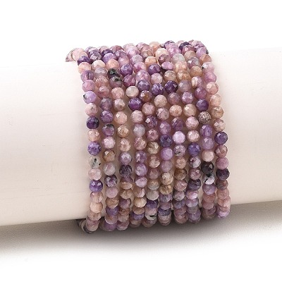 Natural Charoite Beads Strands G-K376-A04-3mm-1