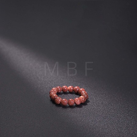 Synthetic Goldstone Stretchy Finger Rings FS-WG01730-36-1