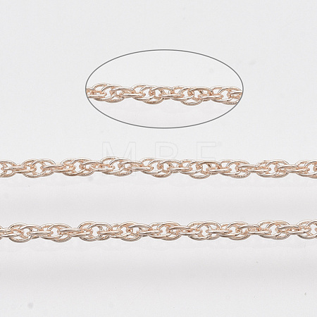 Soldered Brass Coated Iron Rope Chains CH-T002-04RG-1