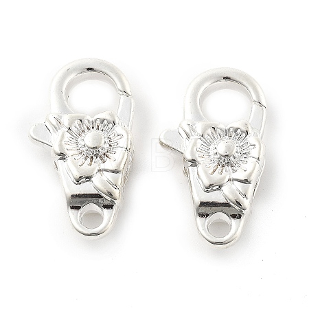 Brass Lobster Claw Clasps KK-R216-18B-S-1