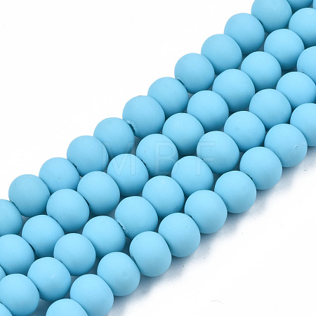 Handmade Polymer Clay Beads Strands CLAY-N008-053-10-1
