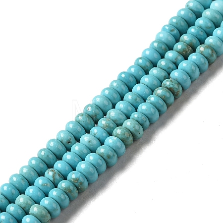 Natural Howlite Beads Strands G-C025-09C-1