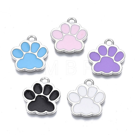 Alloy Enamel Pendants X-ENAM-T016-22P-RS-1