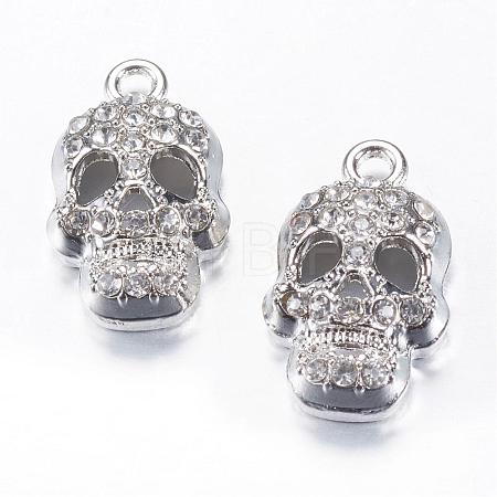 Alloy Rhinestone Pendants ALRI-S165-03P-1