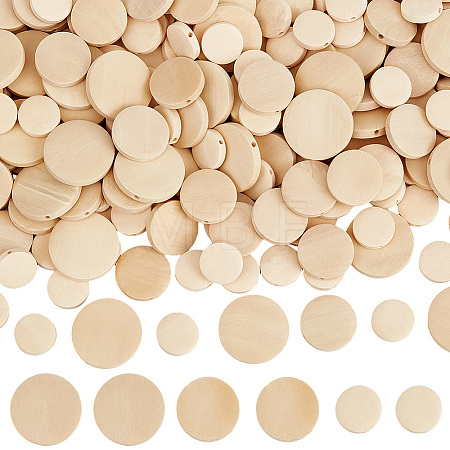 210Pcs 3 Styles Wooden Beads WOOD-PA0001-52-1