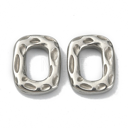 Non-Tarnish 304 Stainless Steel Linking Rings STAS-E191-09P-1