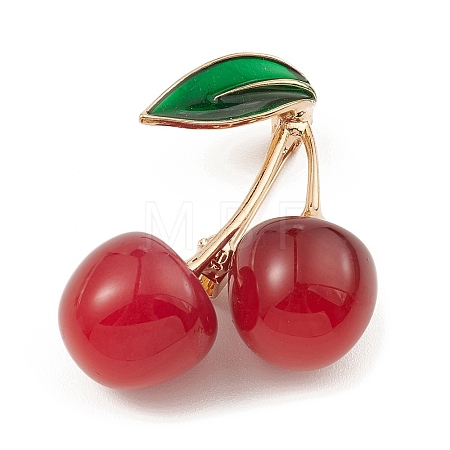 Alloy Enamel Brooch Pin JEWB-Q030-10G-01-1