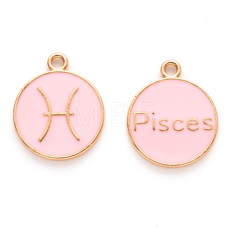 Alloy Enamel Pendants ENAM-S124-01A-09H-1