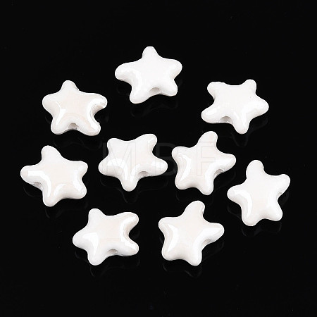 Handmade Porcelain Beads PORC-Q002-03B-01-1