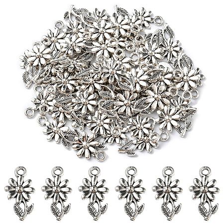 Tibetan Style Alloy Pendants TIBEP-YW0001-03AS-1