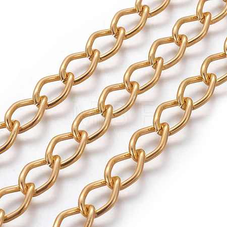 Rhombus Aluminium Twisted Chains Curb Chains X-CHR001Y-29-1
