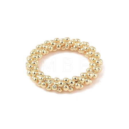Brass Closed Jump Rings KK-S369-02G-03-1