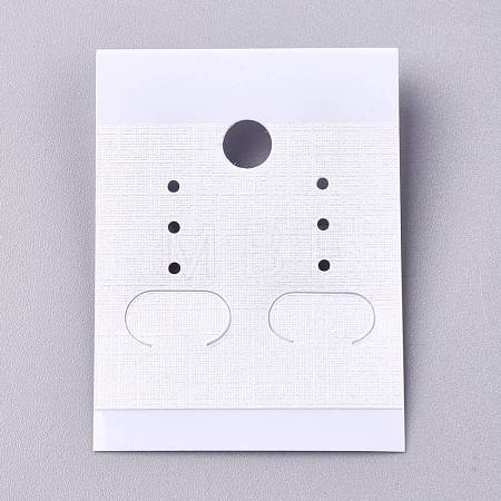 Plastic Jewelry Display Cards DIY-K032-11-1