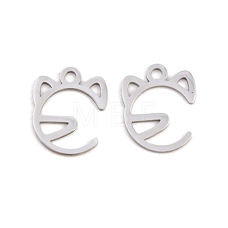 304 Stainless Steel Charms STAS-E521-07P-02-1