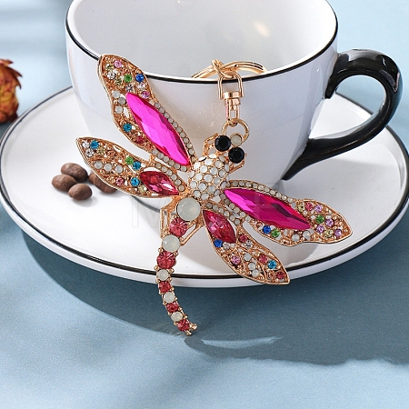 Alloy Rhinestone Keychain PW-WGCC421-05-1