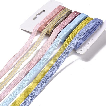 Polyester & Polycotton Ribbons Sets SRIB-P022-01C-08-1