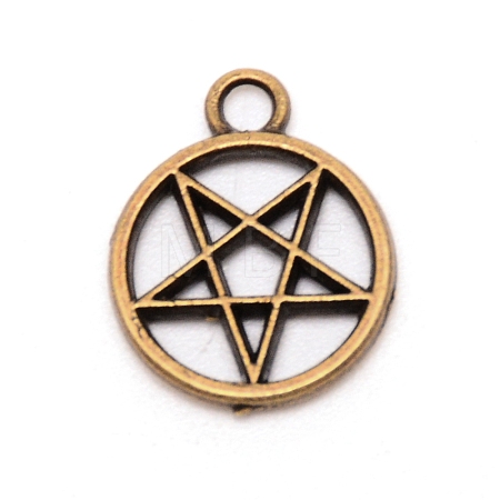 Zinc Alloy Pendants PALLOY-WH0088-60A-AB-1