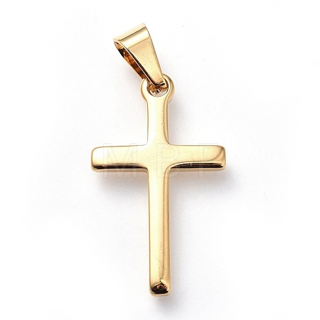 304 Stainless Steel Pendants STAS-G205-08G-1