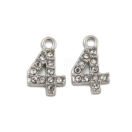 304 Stainless Steel Pendants STAS-L080-002P-04-1