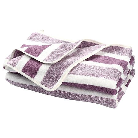 Polyester Stripe Towel AJEW-FZC0001-007E-1