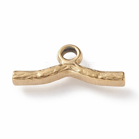 Ion Plating(IP) 304 Stainless Steel Toggle Clasps Parts STAS-K209-02G-1