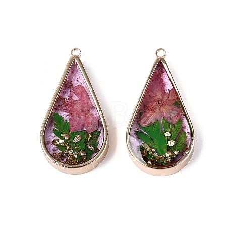 Epoxy Resin Pendants KK-Q082-01KCG-03-1