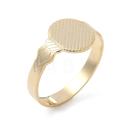Adjustable Brass Pad Ring Setting KK-K414-06G-1