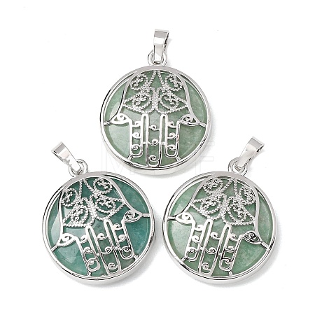 Natural Amazonite Pendants GG-CBA0251-10H-P-1