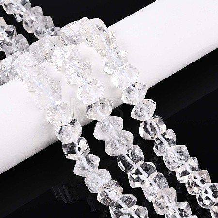 Natural Quartz Crystal Beads Strands G-N327-05-33-1