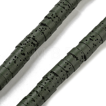 Natural Lava Rock Dyed Beads Strands G-K375-G05-01-1
