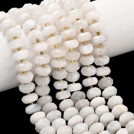 Natural Rainbow Moonstone Beads Strands G-L642-J06-01-1