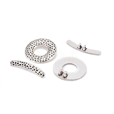 Tibetan Style Alloy Toggle Clasps LF10975Y-NF-1