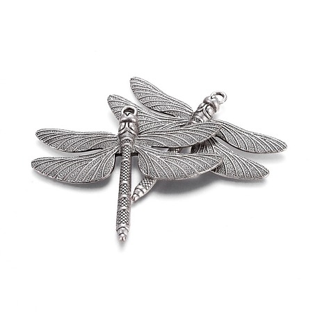 Tibetan Style Alloy Big Pendants TIBE-S302-01TAS-NR-1