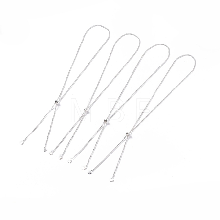 304 Stainless Steel Rolo Chains Necklace NJEW-JN03811-1