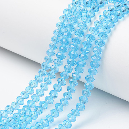 Glass Beads Strands X-EGLA-A034-T4mm-D08-1