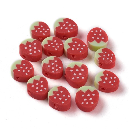 Handmade Polymer Clay Beads CLAY-R069-01M-1